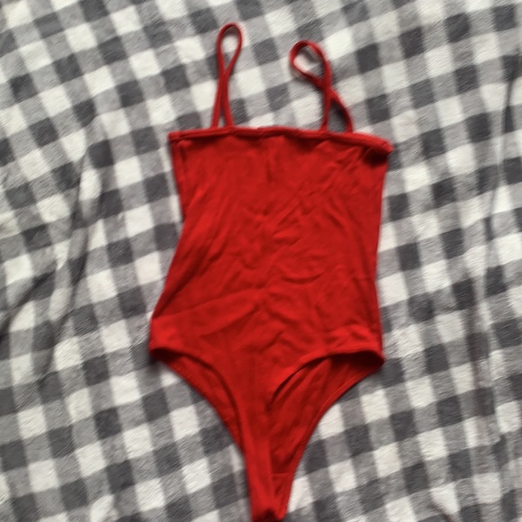 Red body suit - Picture 2 of 2